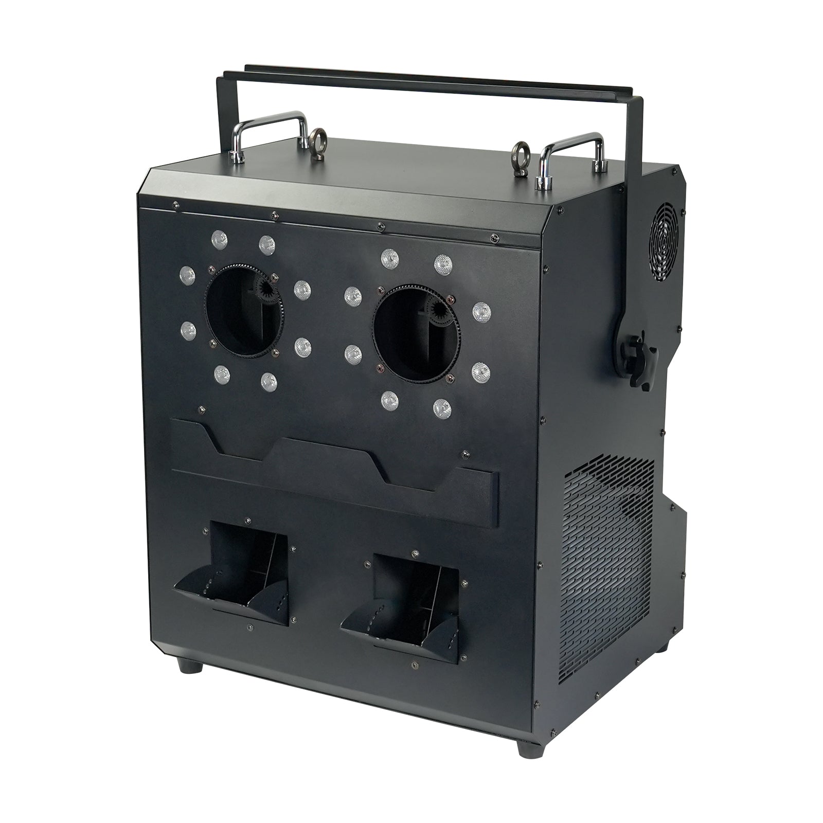 SurgeFX Cosmos2 - 2 Head RGB 3in1 LED Fog Smoke Bubble Machine - SurgeFX