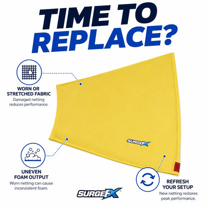 Foam Blaster Pro-X Netting (Replacement) (Cannon) - When To Replace