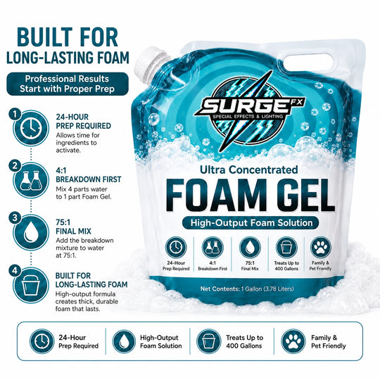 Foam Gel Concentrate prep and mixing guide - SurgeFX