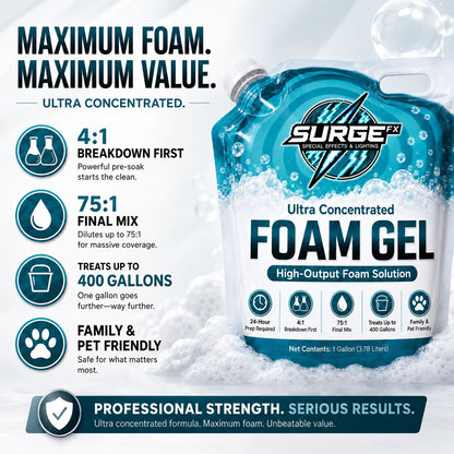 Foam Gel Concentrate maximum value 1 gallon - SurgeFX