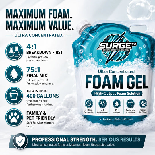 Foam Gel Concentrate maximum value 1 gallon - SurgeFX