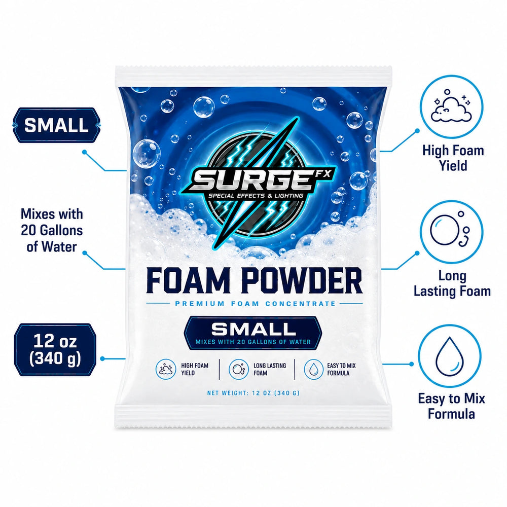 SurgeFX Foam Powder Small 12oz - Key Features