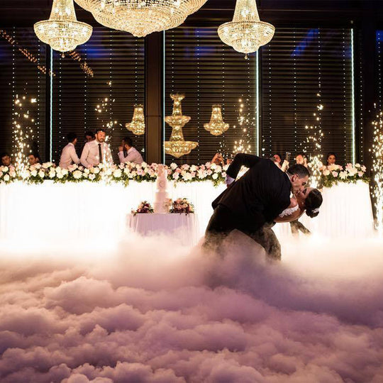 SurgeFX Hydra Dual Output Ground Fog Machine – 3000W Low - Lying Fog Effect System - SurgeFX