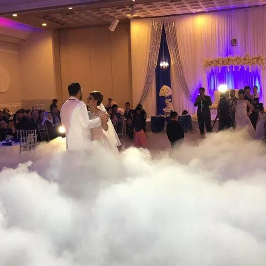 SurgeFX Hydra Dual Output Ground Fog Machine – 3000W Low - Lying Fog Effect System - SurgeFX