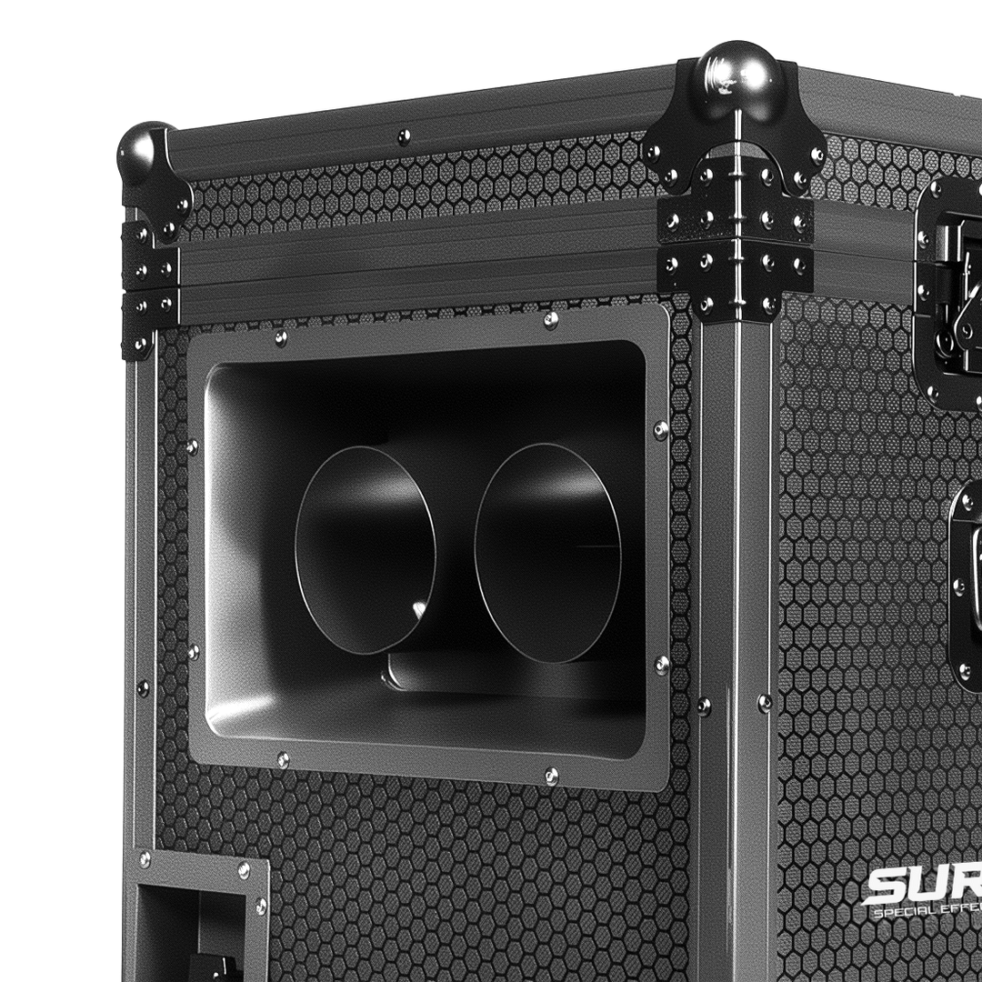 SurgeFX Hydra Dual Output Ground Fog Machine – 3000W Low - Lying Fog Effect System - SurgeFX