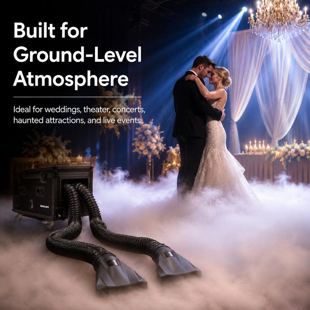 SurgeFX Hydra Low-Lying Fog Machine wedding ground fog
