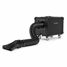 SurgeFX Hydra Mini waterproof low-lying fog machine with hose attachment on a clean white background