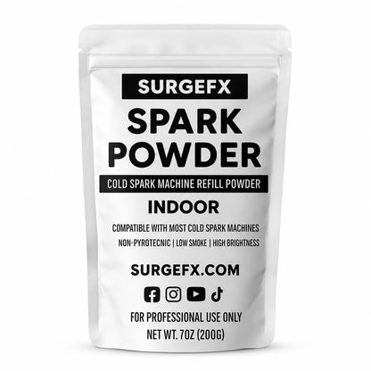 SurgeFX Indoor Cold Spark Powder hero image