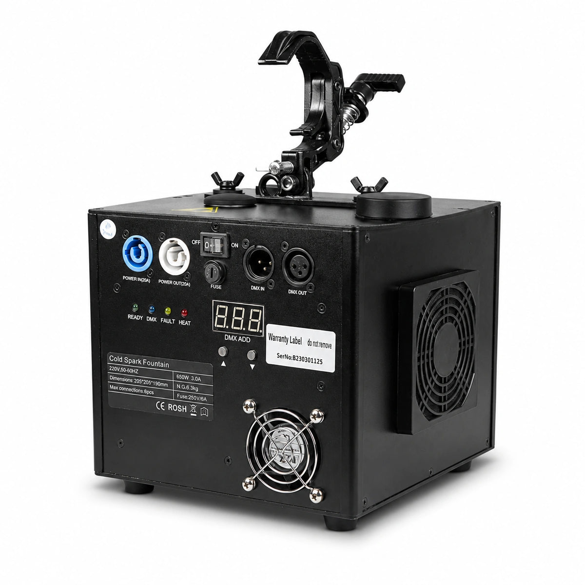 SurgeFX Inverta Spark 600 Waterfall Cold Spark Machine hero image