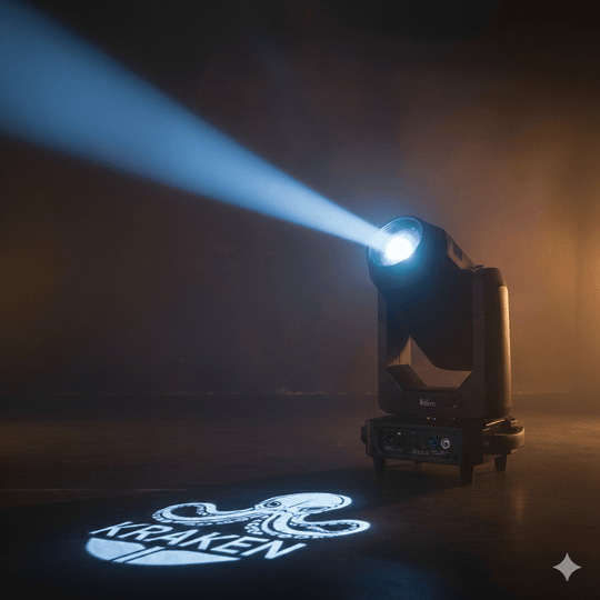 SurgeFX Kraken — 480W LED CMY 3 - in - 1 Beam, Spot & Wash Moving Head - SurgeFX