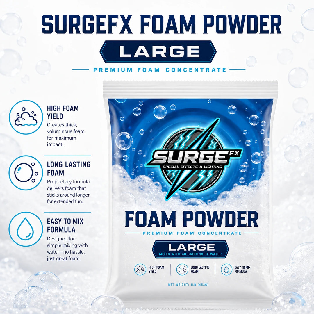 Large foam powder product benefits - SurgeFX