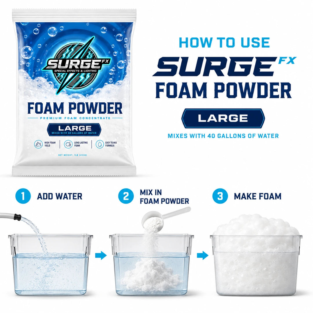How to use large foam powder solution - SurgeFX