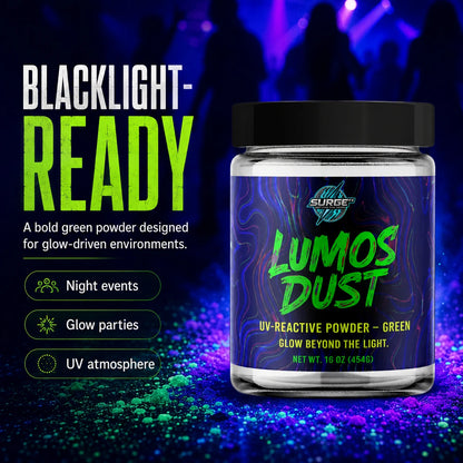 Lumos Dust - UV Glow Foam Powder - Blacklight Ready