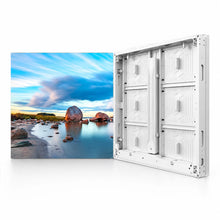 Outdoor LED video wall panel main product image showing front display and rear cabinet on a clean light background