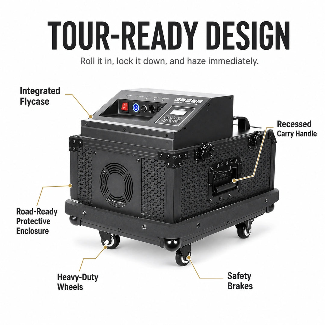 SurgeFX Phantom Haze Machine rugged tour ready design