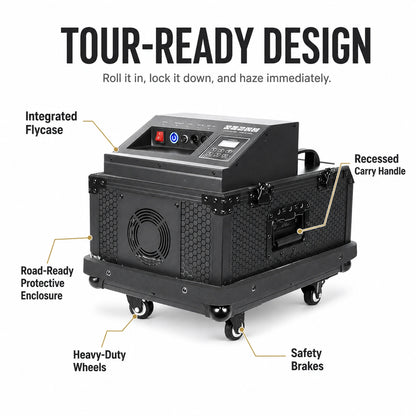 SurgeFX Phantom Haze Machine rugged tour ready design