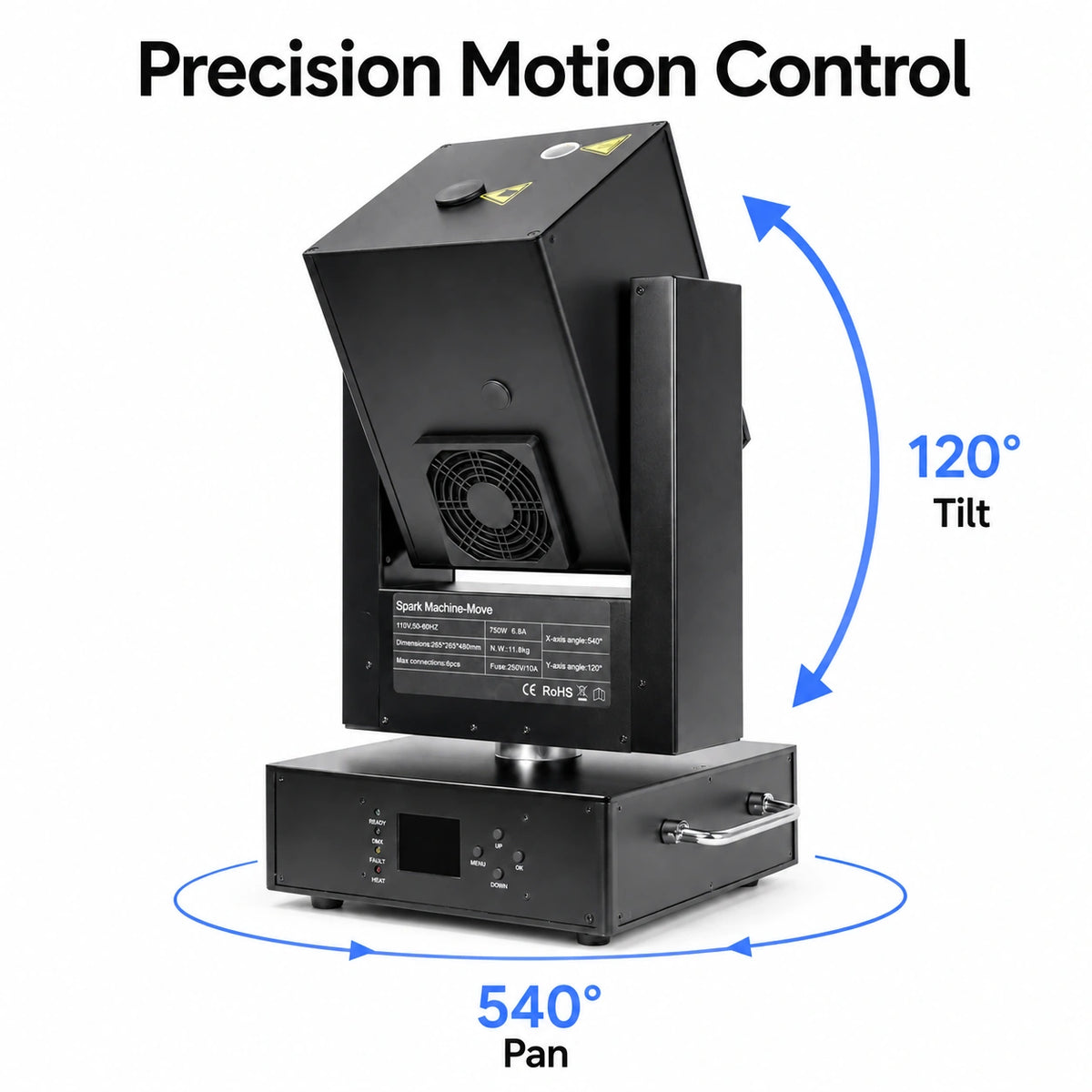 SurgeFX Rota Spark 750 pan tilt motion control