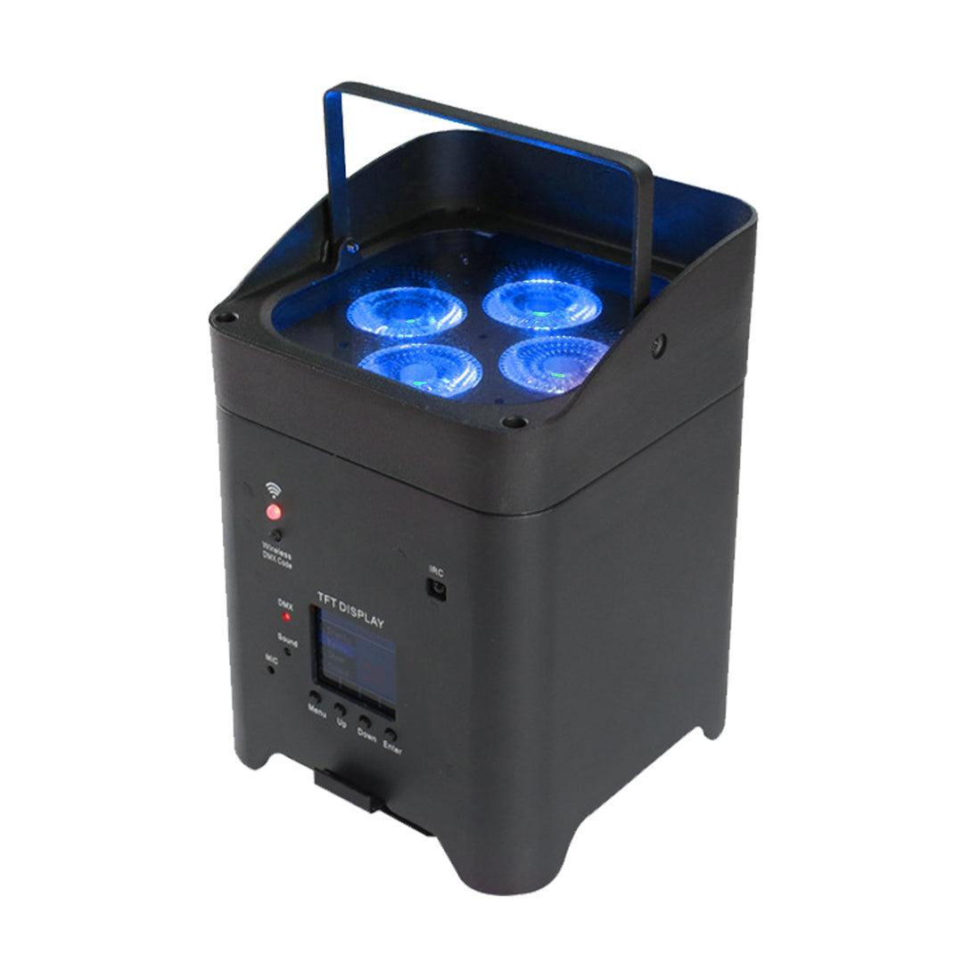 SurgeFX SF - BP418 Wireless Battery - Powered 4 LED Uplight - SurgeFX