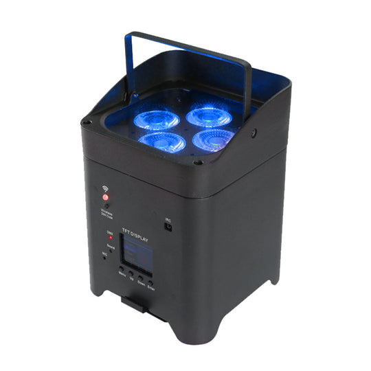 SurgeFX SF - BP418 Wireless Battery - Powered 4 LED Uplight - SurgeFX