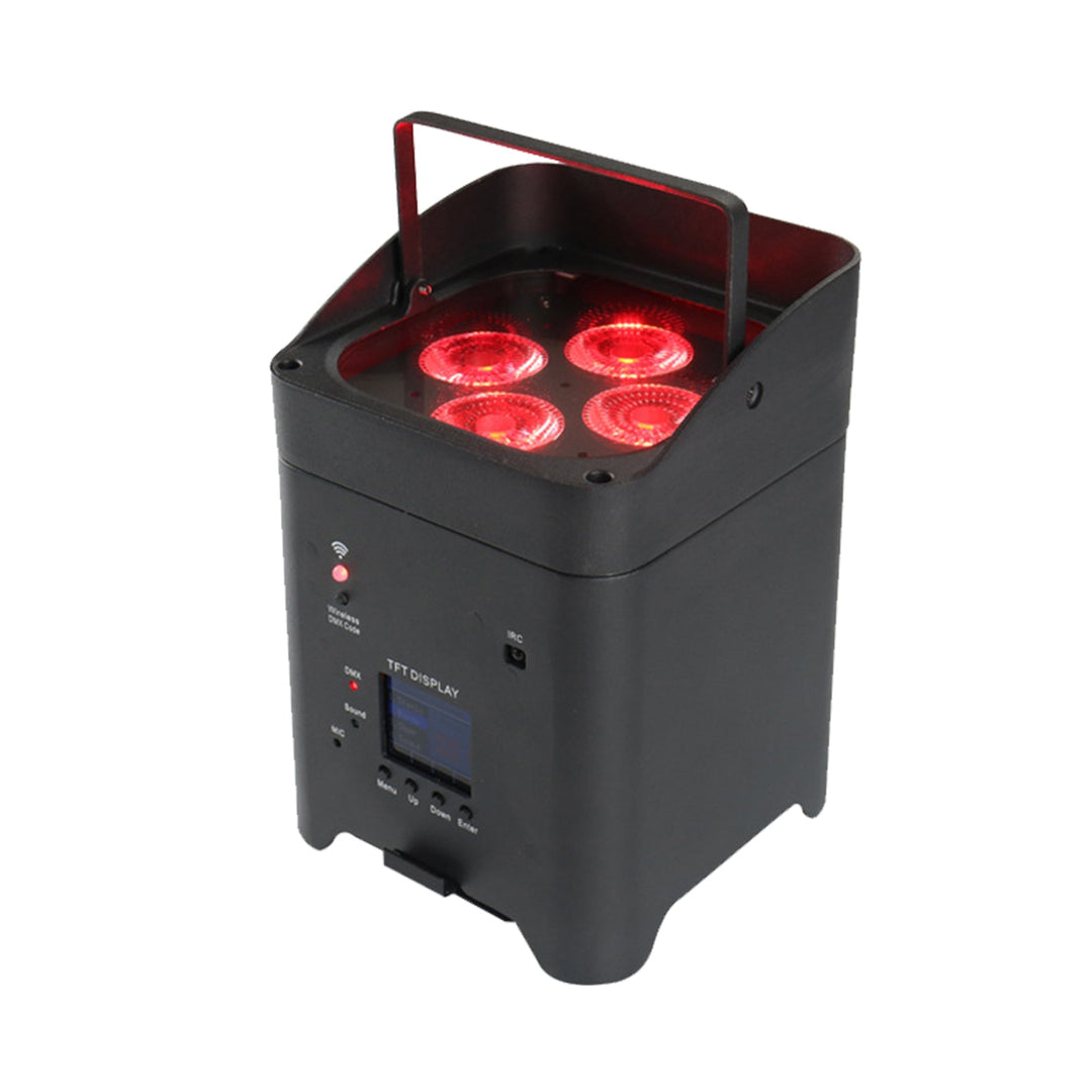 SurgeFX SF - BP418 Wireless Battery - Powered 4 LED Uplight - SurgeFX