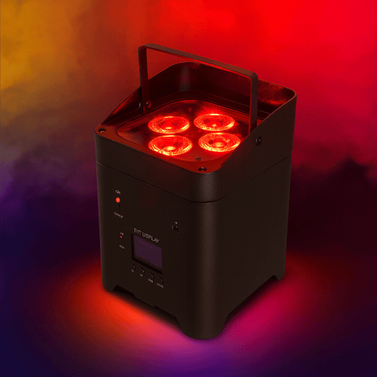 SurgeFX SF - BP418 Wireless Battery - Powered 4 LED Uplight - SurgeFX