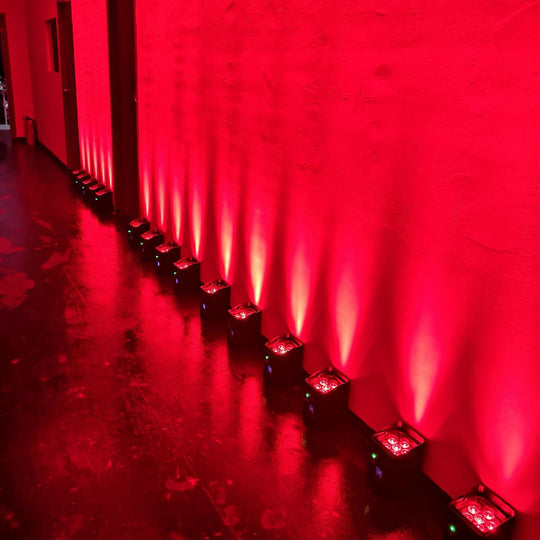 SurgeFX SF - BP618 Wireless Battery - Powered 6 LED Uplight - SurgeFX