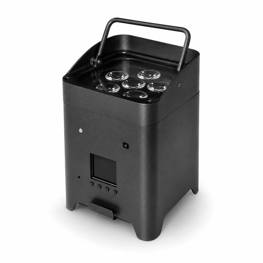 SurgeFX wireless battery powered uplight hero image on a clean white background