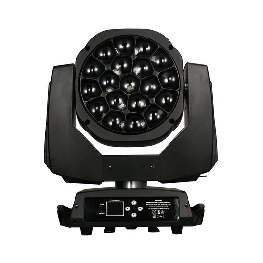 SurgeFX SF - ZW1915 Bee Eye LED Zoom Wash Moving Head Light - SurgeFX