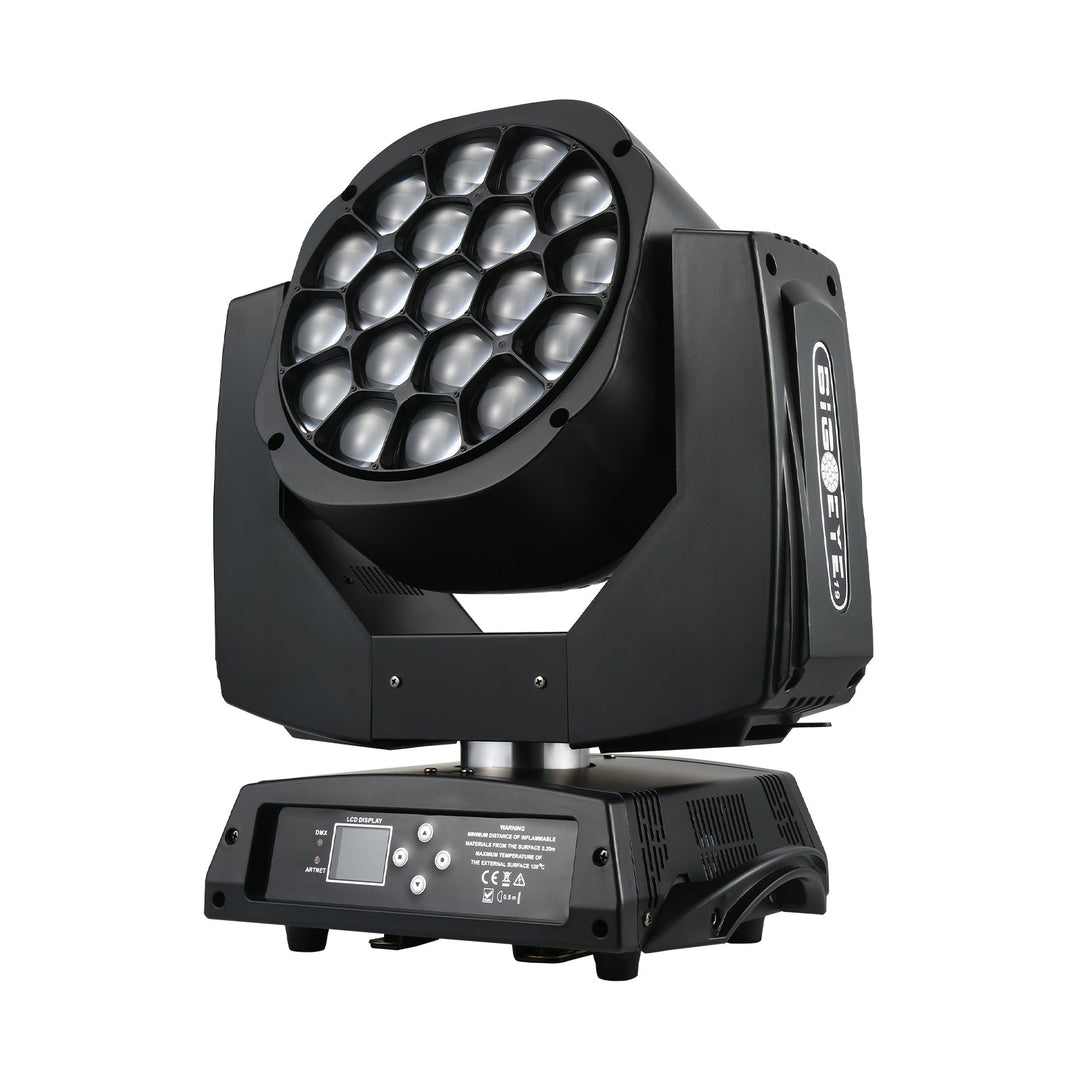 SurgeFX SF - ZW1915 Bee Eye LED Zoom Wash Moving Head Light - SurgeFX