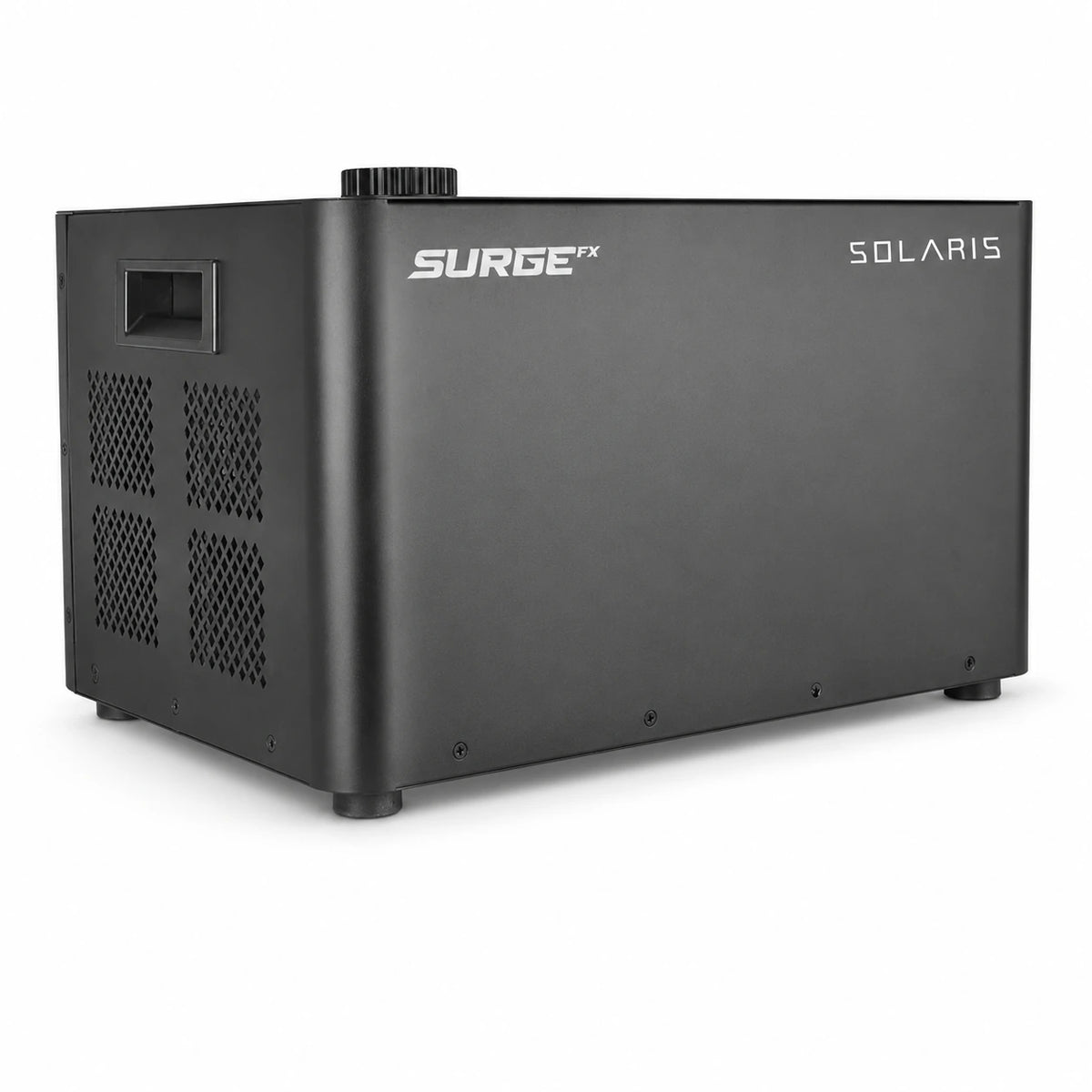SurgeFX Solaris Outdoor Cold Spark Machine front product image on a clean white background