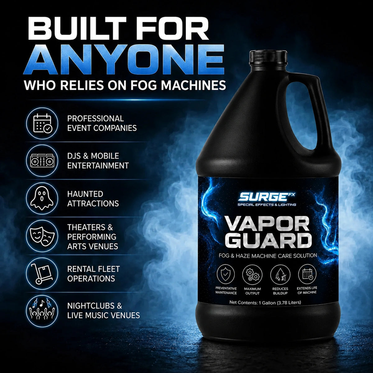SurgeFX Vapor Guard Who Its For Black Bottle
