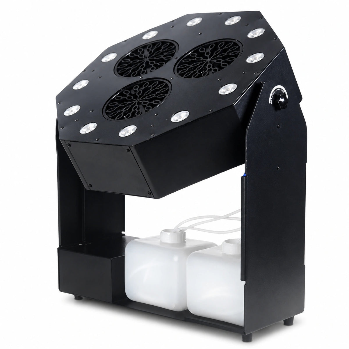 SurgeFX Ventaris triple-fan bubble machine on a clean white background