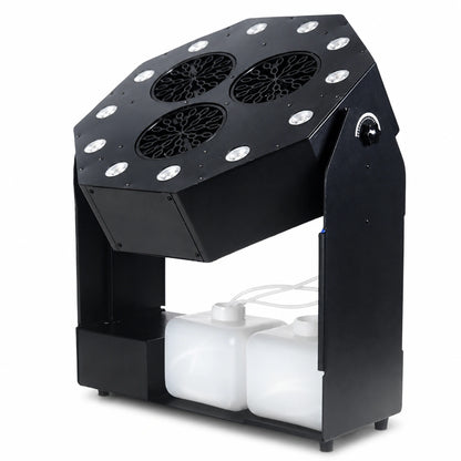 SurgeFX Ventaris triple-fan bubble machine on a clean white background