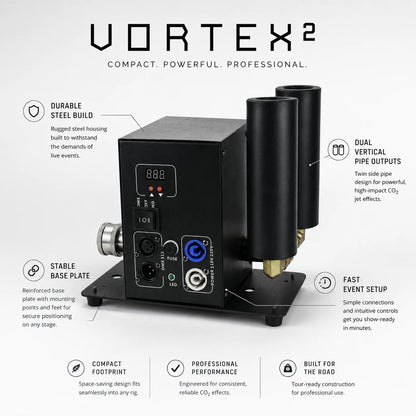 SurgeFX Vortex² Twin Side Pipe CO2 Jet dual pipe design