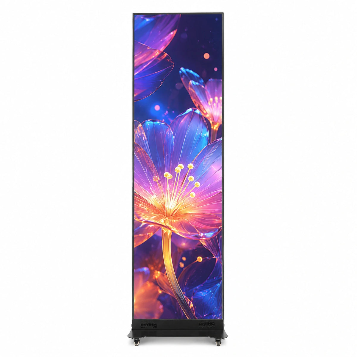 The Canvas LED video poster board front-facing on a clean white background